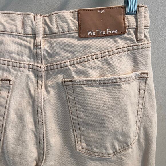 We The Free Free People Cream Jeans Size 28 - Picture 8 of 11